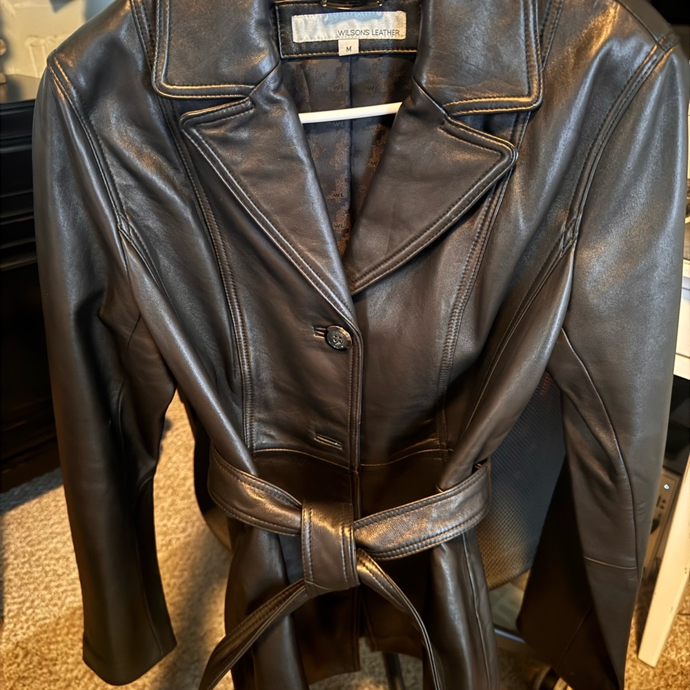Wilsons Leather Women's black Leather Jacket